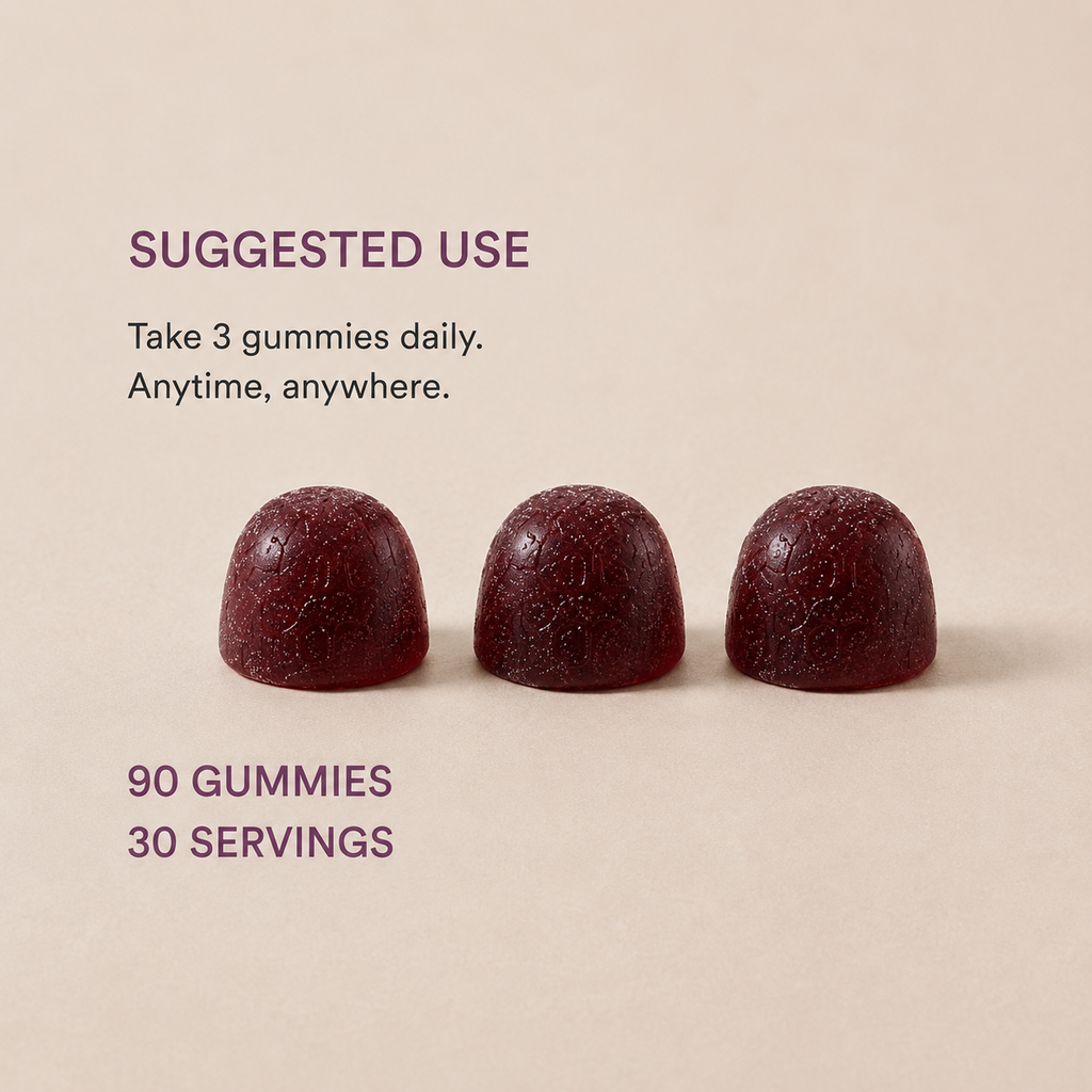 HERRA Creatine + Collagen Gummies Mixed Berry Flavor