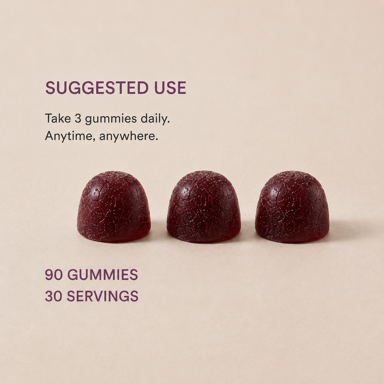 HERRA Creatine + Collagen Gummies Mixed Berry Flavor